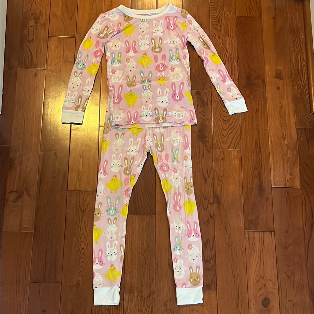 Little Sleepies Pink Pastel Parade, 4T 
(Easter print)